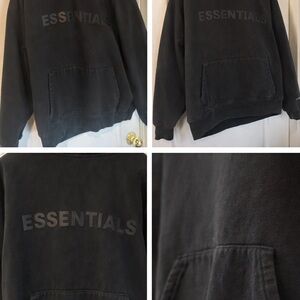 Essentials Charcoal Men's Crewneck Sweater